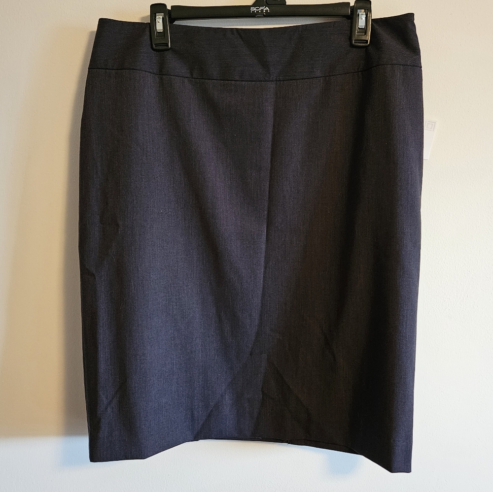Liz Claiborne Pencil Skirt Size 14 Heather Gray NWT